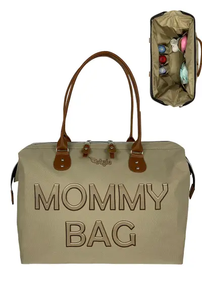 Mommy Bag 3D Anne Bebek Bakım Çantası (SİYAH)