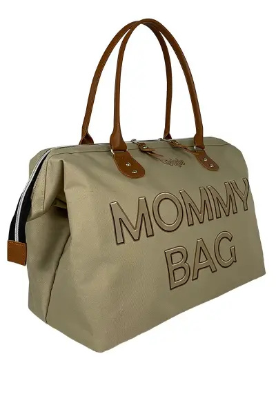 Mommy Bag 3D Anne Bebek Bakım Kadın Çantası  (VİZON)