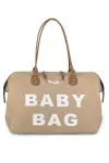 8681078030322 - Baby Bag Tekli Anne Bebek Bakım Kadın Çantası (VİZON)