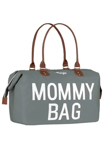  Mommy Bag USA Anne Bebek Bakım Ve Kadın Çantası (GRI)