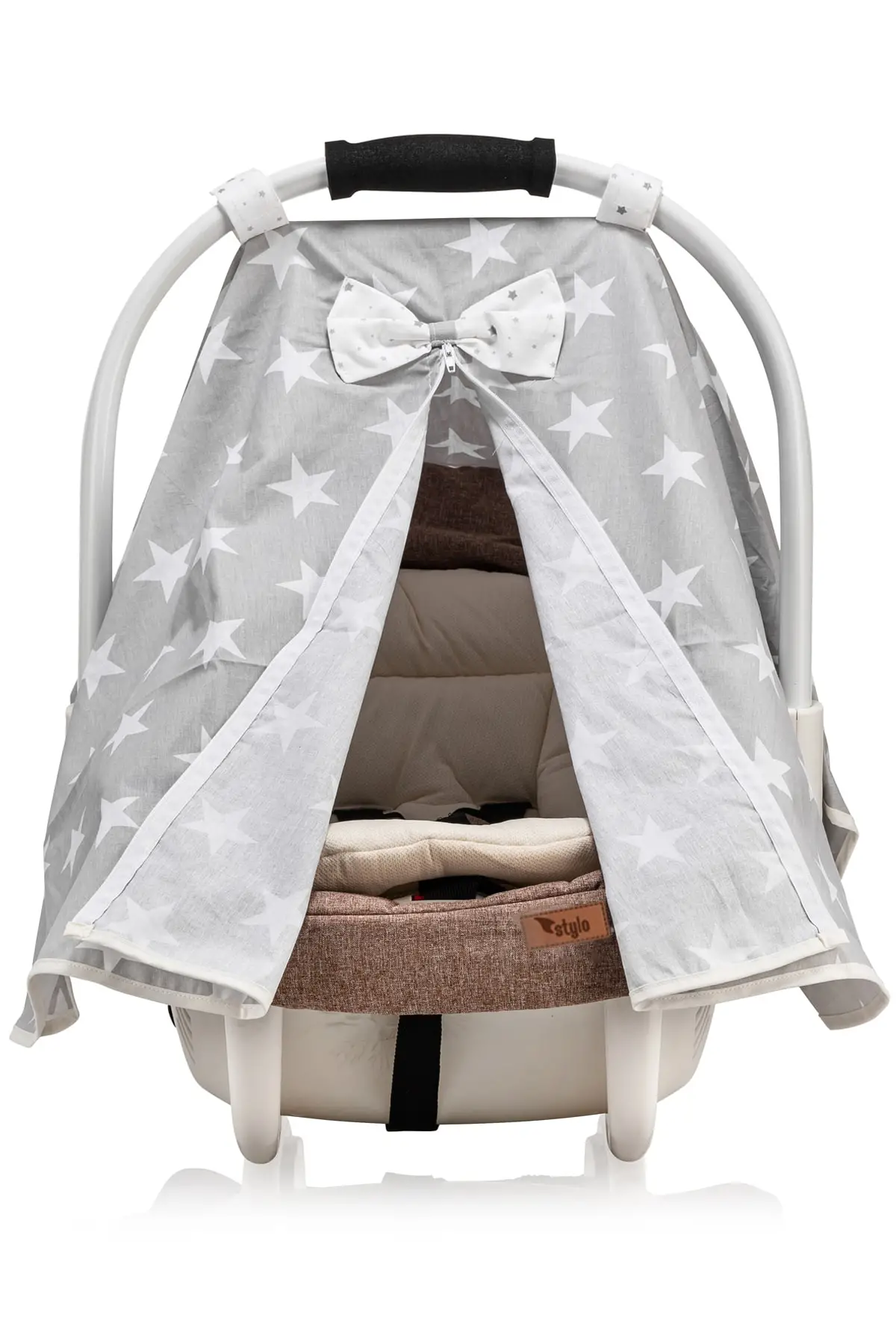 Taşıma Koltuğu Örtüsü Puset Örtüsü (GRİ)