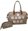 8681078030841 - Baby Bag Takım Anne Bebek Bakım Çantası (BEJ)