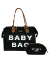 8681078030858 - Baby Bag Takım Anne Bebek Bakım Çantası (SİYAH)