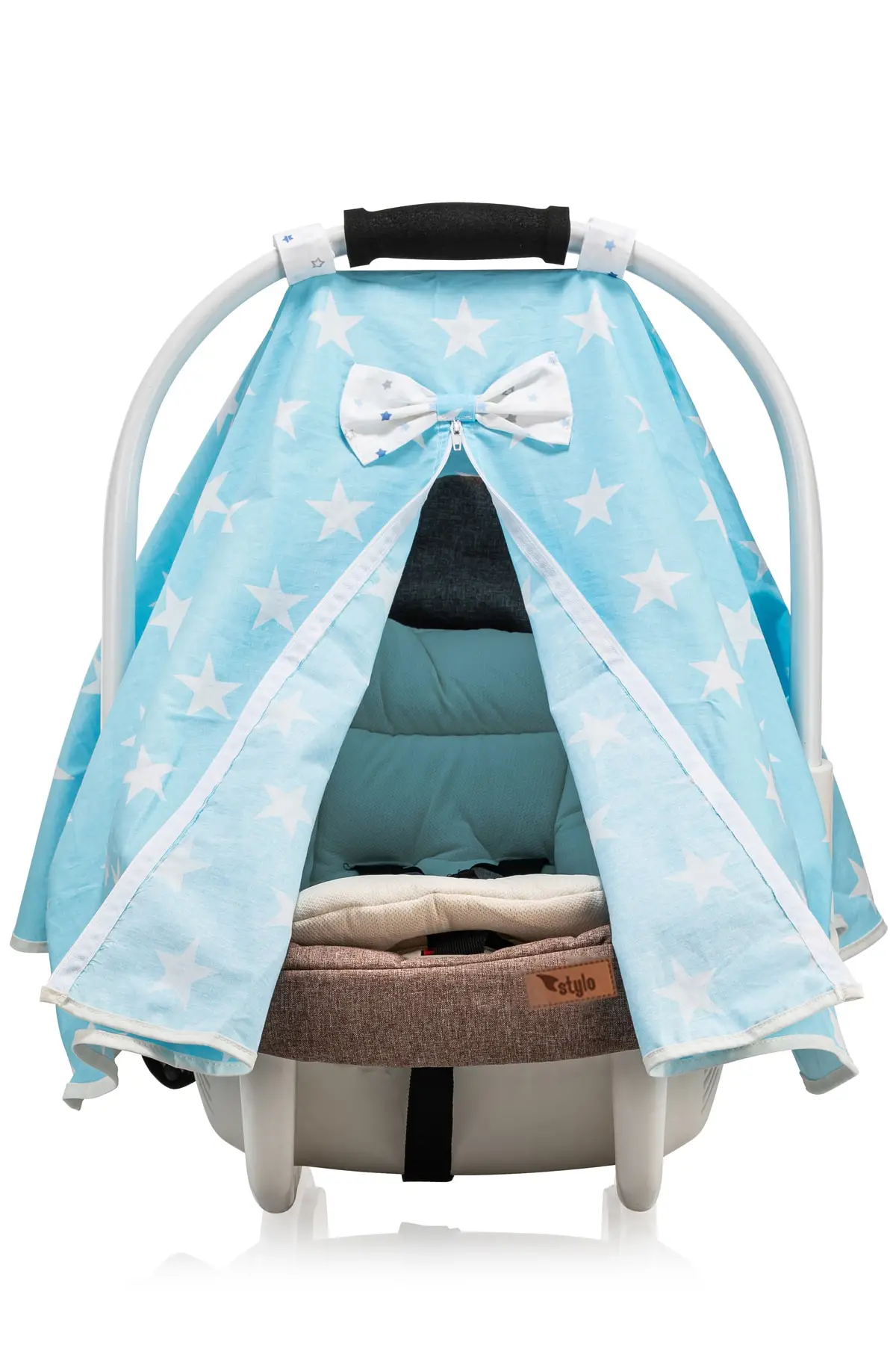 Taşıma Koltuğu Örtüsü Puset Örtüsü (MAVİ)