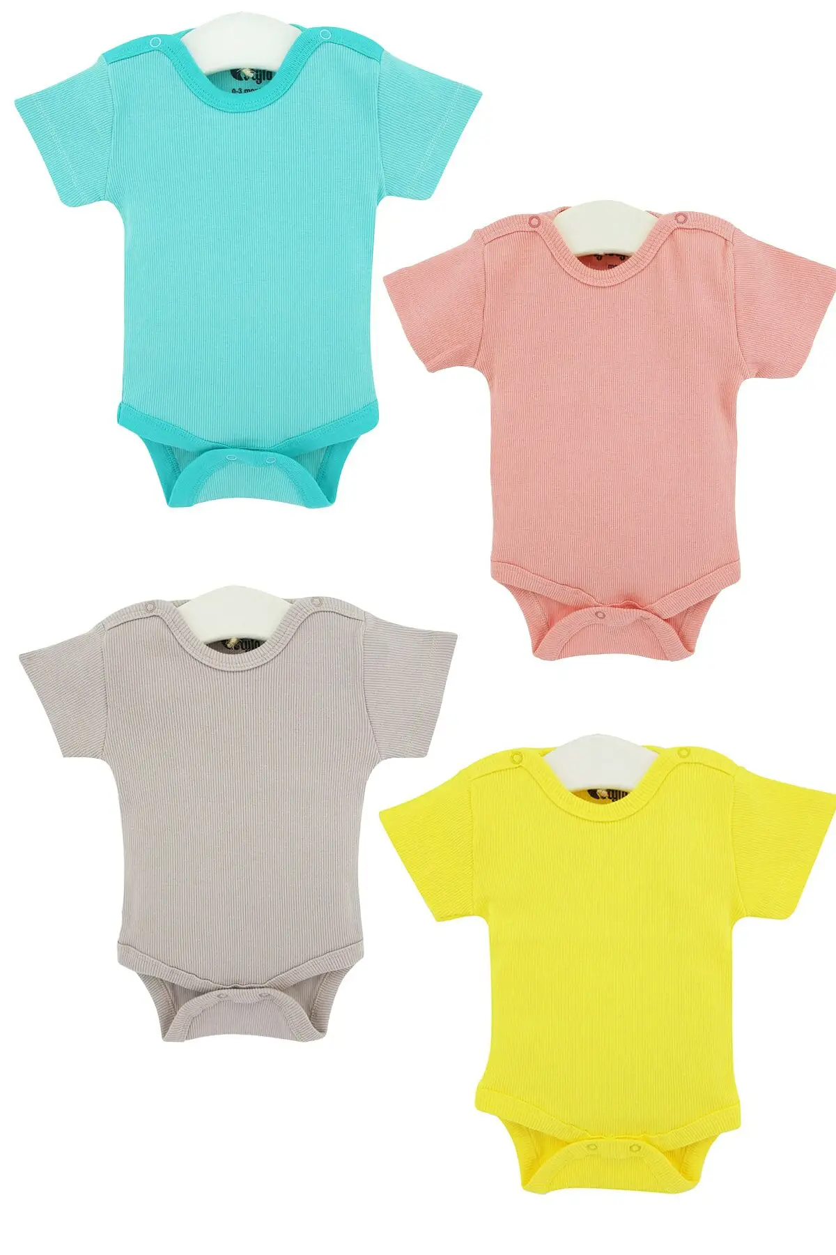 %100 Pamuklu 4 Lü Kaşkorse Badi (TURKUAZ)