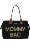 Mommy Bag 3D Anne Bebek Bakım Çantası (SİYAH)