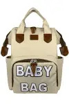 Monaco Baby Bag Baskılı Anne Bebek Bakım Sırt Çantası (CIVIT)