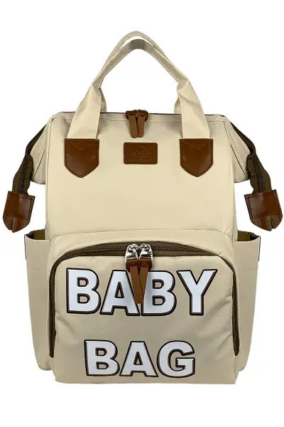Monaco Baby Bag Baskılı Anne Bebek Bakım Sırt Çantası (CIVIT)