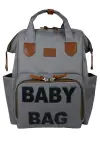 Monaco Baby Bag Baskılı Anne Bebek Bakım Sırt Çantası (CIVIT)