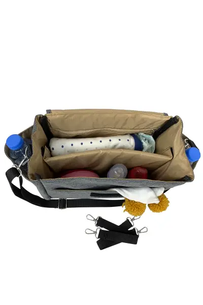 Stroller Bag Bebek Arabası Düzenleyici Çanta (GRİ)
