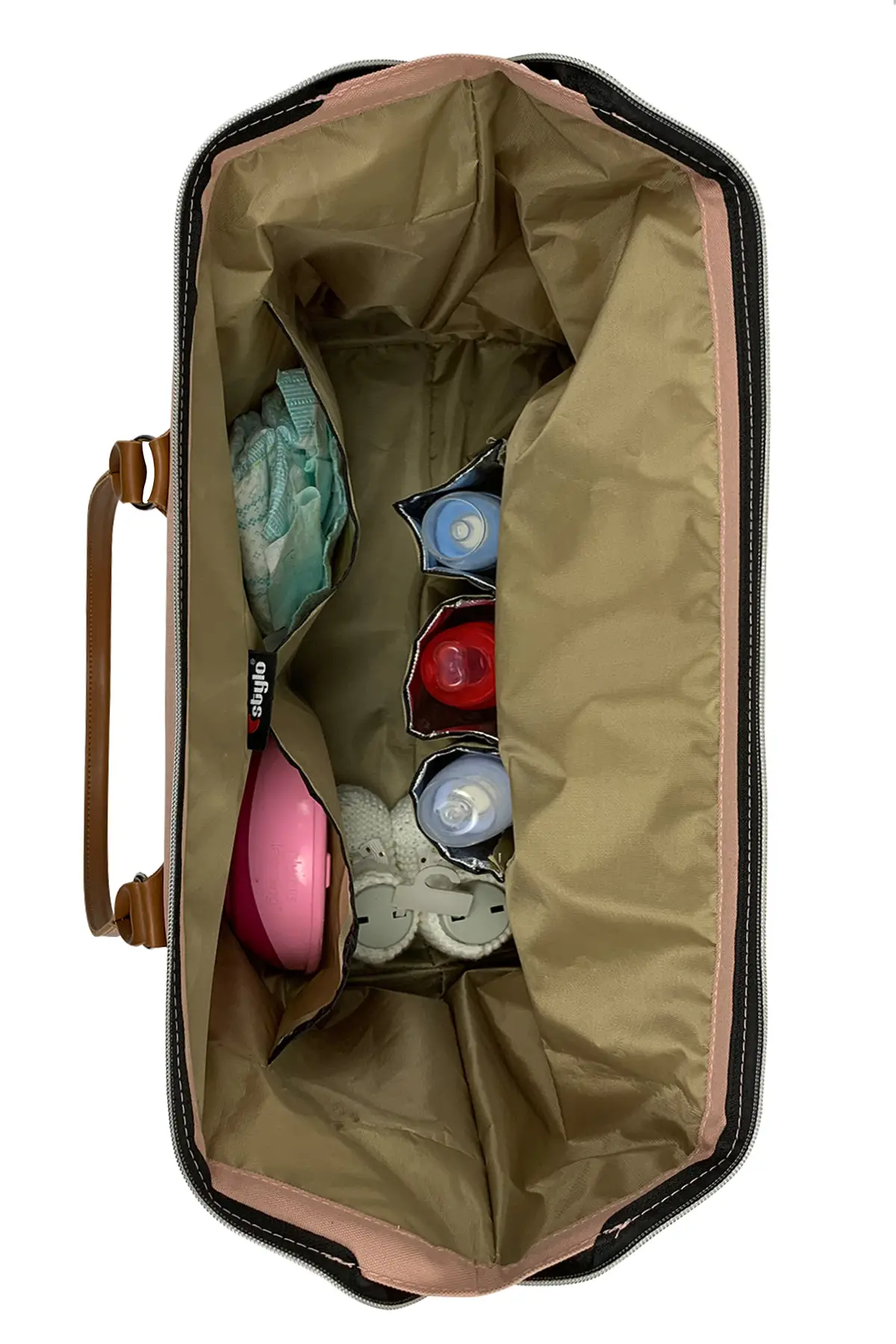 Mommy Bag 3D Anne Bebek Bakım Kadın Çantası (PUDRA)