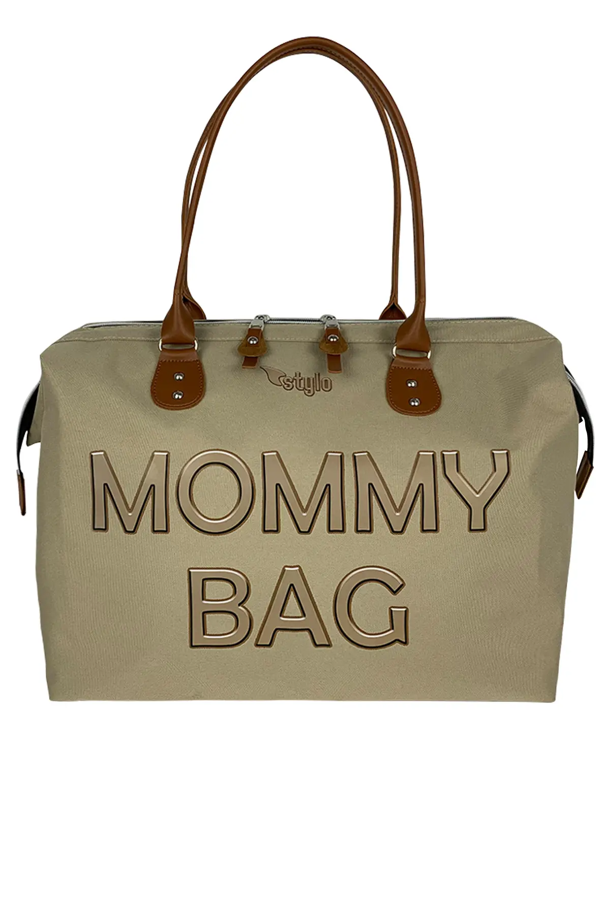 Stylo Mommy Bag 3D Anne Bebek Bakım Kadın Çantası  (VİZON)