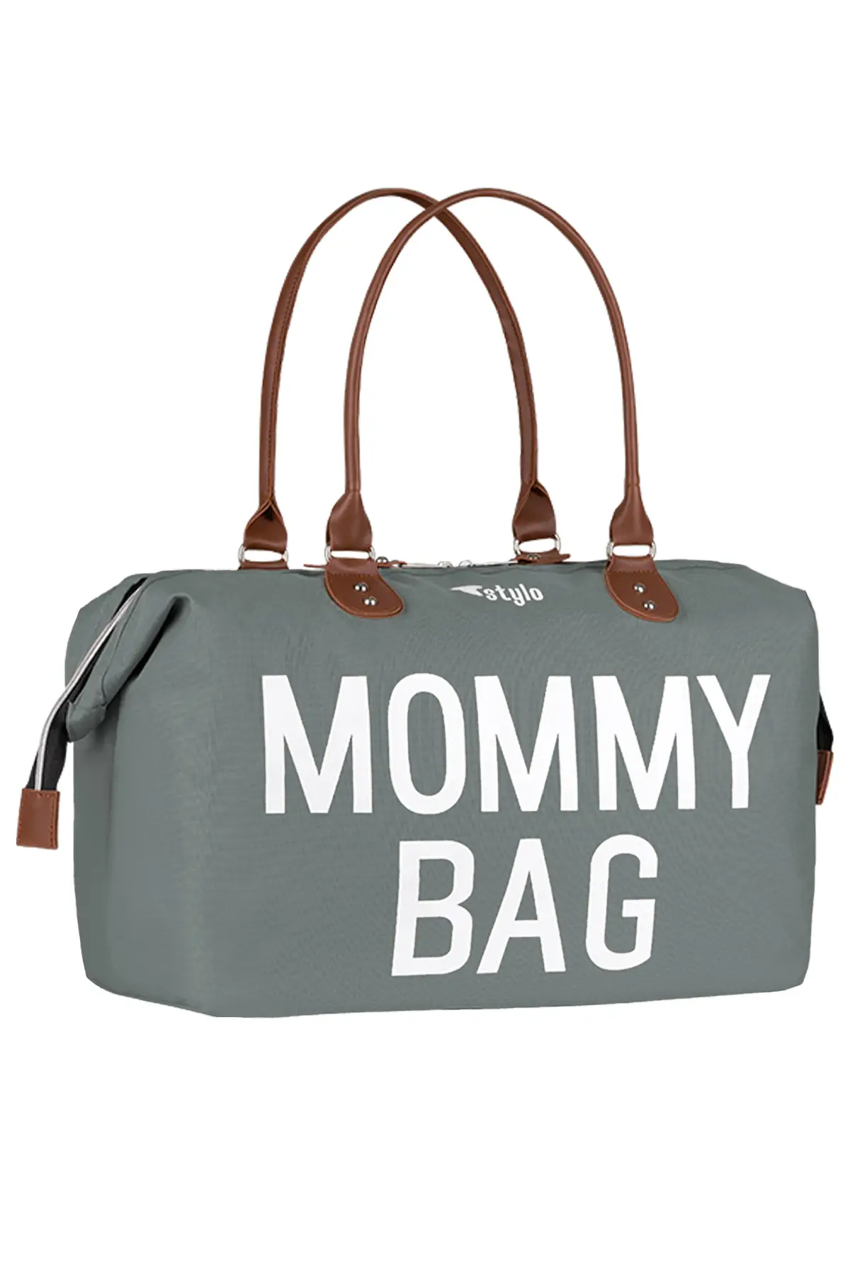 Stylo Mommy Bag USA Anne Bebek Bakım Ve Kadın Çantası (GRI)