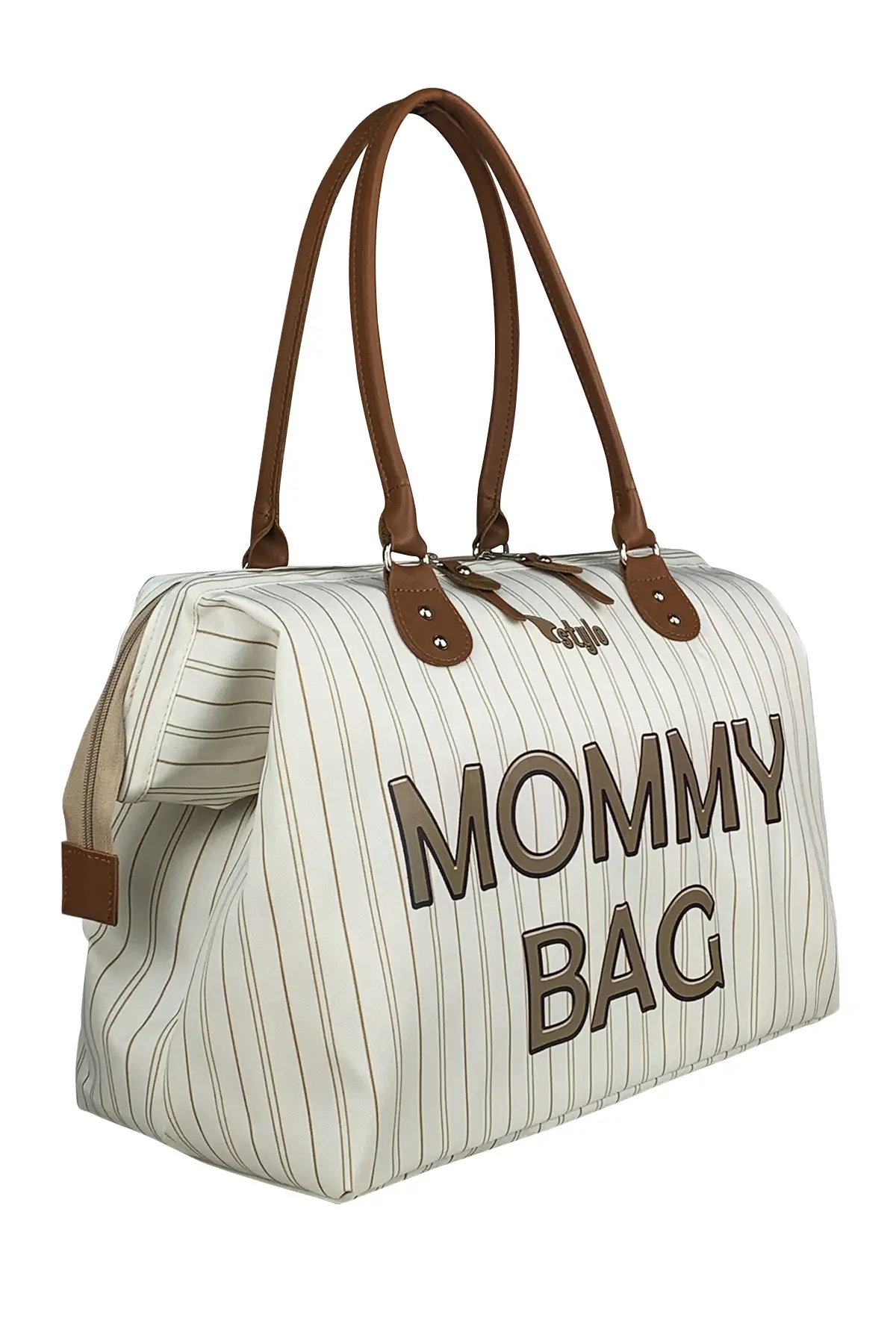 Stylo Mommy Bag USA Anne Bebek Bakım Ve Kadın Çantası (CIZGILI)