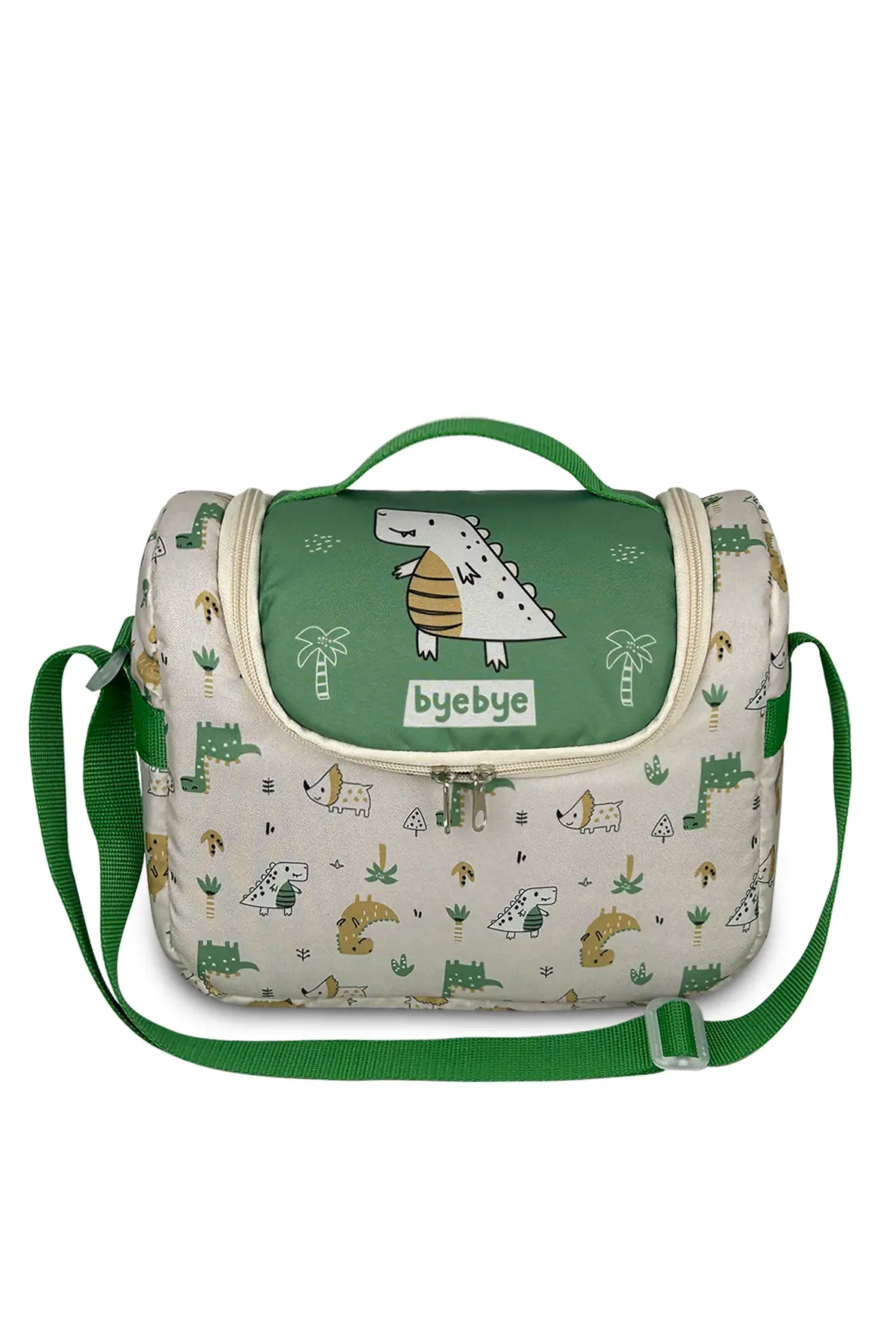 Byebye Yummy Okul Öncesi Kreş Çocuk El ve Omuz Termo Beslenme Çantası ( DINO )