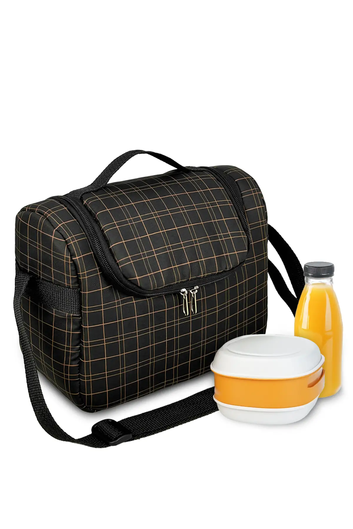 Byebye Yummy Okul Öncesi Kreş Çocuk El ve Omuz Termo Beslenme Çantası ( SIYAH -EKOSE )