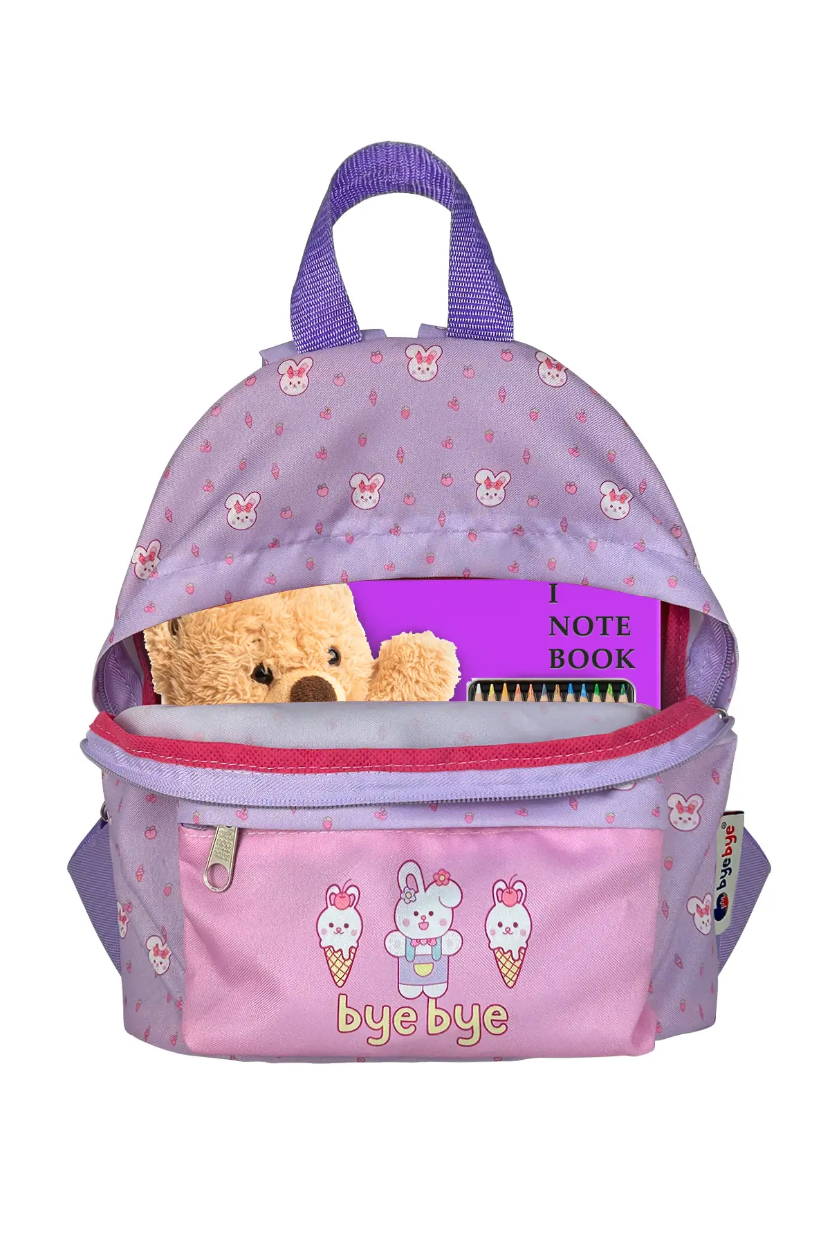 Byebye Yippe Okul Öncesi Sırt Çanta ve Yummy Termal Yemek Çantası  Takım ( TAVSAN )