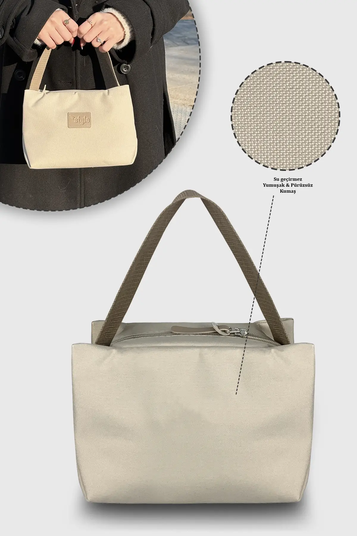 X Pro Termos Biberonluk El Çantası ( BEIGE )