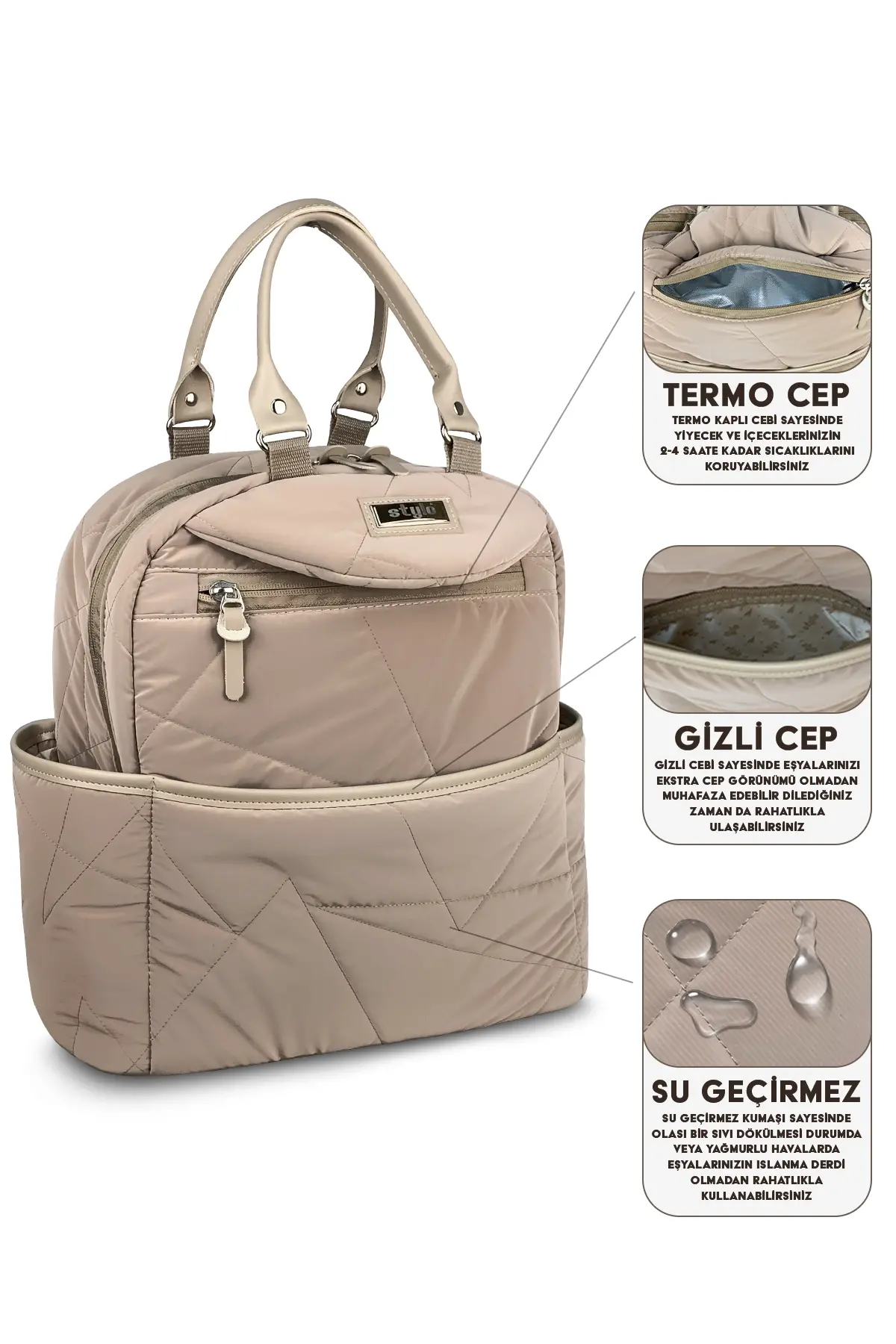 Powder Anne Bebek Bakım ve Kadın Çantası