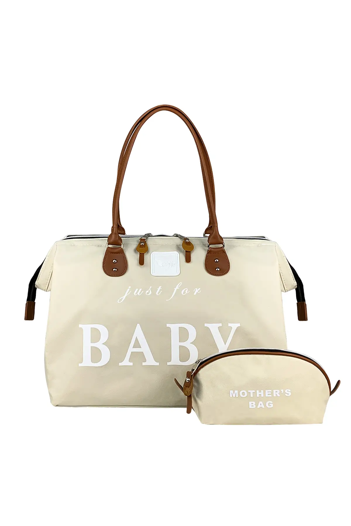 Just For Baby Anne Bebek Bakım Omuz Çantası (VİZON)