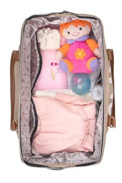 Just For Baby Anne Bebek Bakım Omuz Çantası (VİZON)