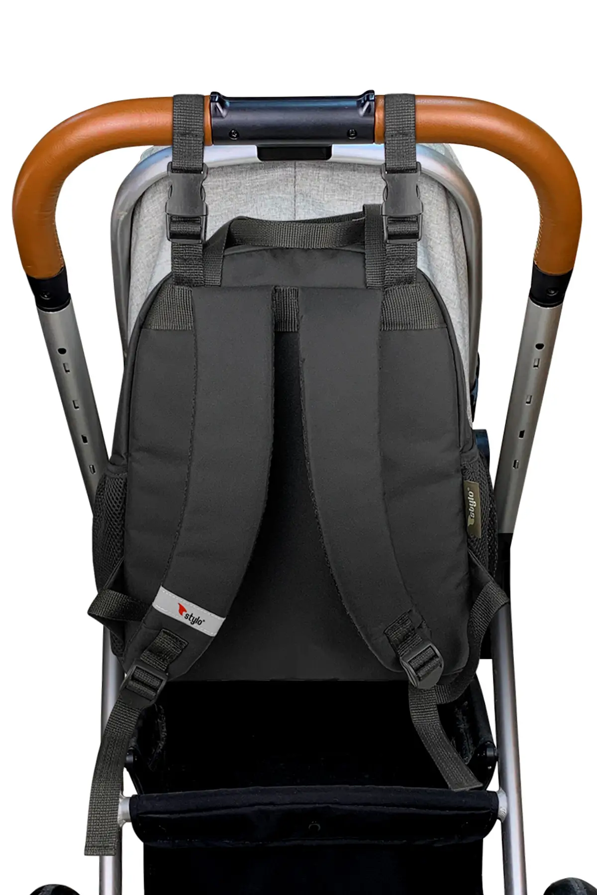 Popi Anne Bebek Bakım ve Sırt Çantası – Termal Biberon Bölmeli Geniş Hacimli ( SIYAH )