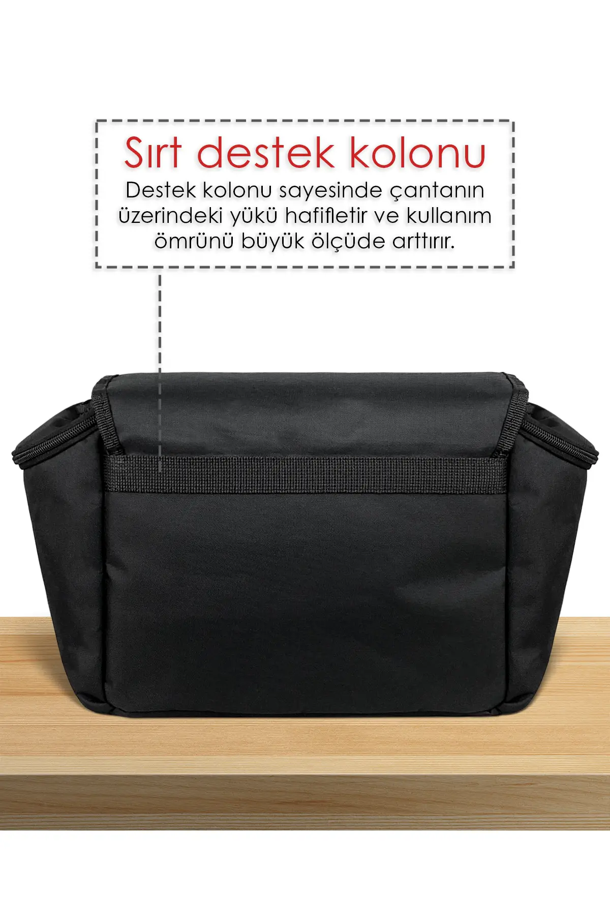 Stroller Bag X Pro Termos Bölümlü Bebek Arabası ve Omuz Çantası ( SIYAH )