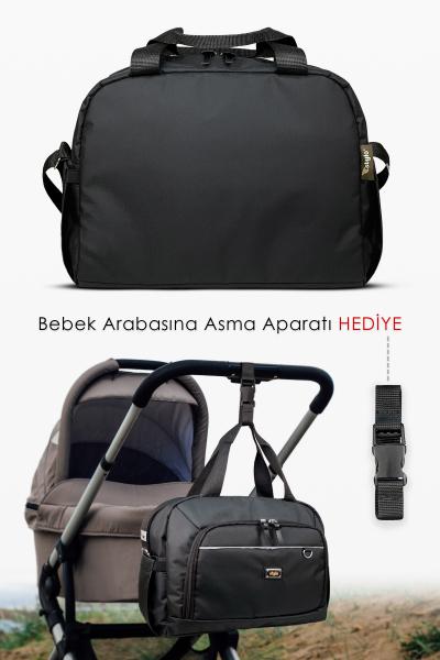 Urban X Pro Anne Bebek Bakım Kadın Çantası ve Yeni Doğan Çantası - (SIYAH )