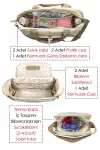 8681078035398 - 3'lü Set Popi Anne Bebek Bakım Sırt Çantası&Urban Anne Bebek Omuz Çantası ve Termos Çanta-( BEJ )